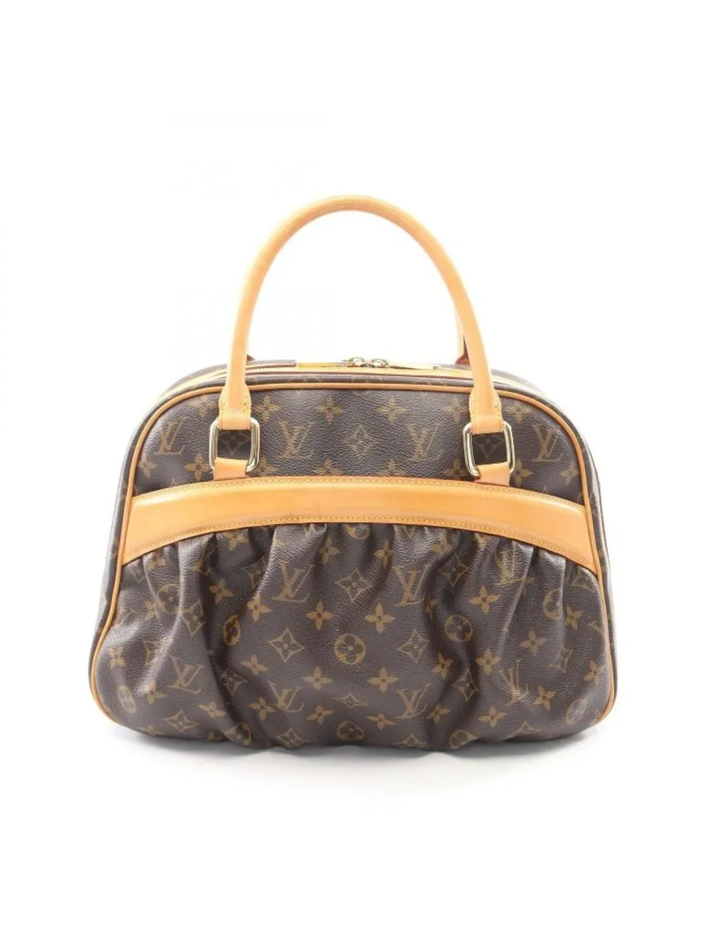 Louis Vuitton Handbag Mitzi Canvas Leather
